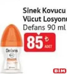DEFANS SİNEK KOVUCU VÜCUT LOSYONU 90 ML fiyat ve kampanya bilgisi